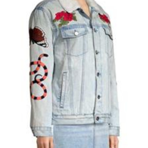 Kendall Kylie New Sherpa Embroidered 